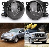 Fog Lights Lamps compatible with Nissan Honda Ford Acura Subaru Suzuki Lincoln Jaguar Accessories Dr