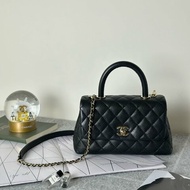 CHANEL Coco handle - 小號黑金30開