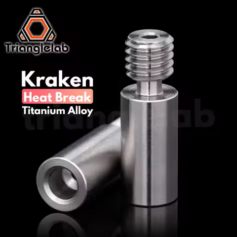 Trianglelab Titanium Alloy Kraken Heatbreak V6 Smooth Heat Break For v6 Chimera+ Extrusion HOTEND He
