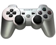 【PS3週邊】 SONY原廠 緞布銀 銀色 無線震動手把 搖桿 控制器 【中古二手商品】台中星光電玩