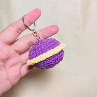 GANTUNGAN Saturnus Crochet Handmade Keychain/Hus Planet Knitting Keychain [Unravelstich]