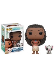 POP Disney: Moana - Moana & Pua Action Figure, Brown, Standard