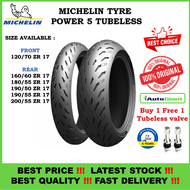 TAYAR MICHELIN POWER 5 120/70ZR 17,160/60ZR 17,180/55ZR 17,190/50ZR 17,190/55ZR 17,200/55ZR 17 RADIAL TYRE