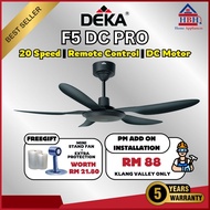 【DEKA F5DC PRO】Deka Ceiling Fan 46" Remote Control / Kipas Siling Kawalan Jauh / Silent Motor / Ener