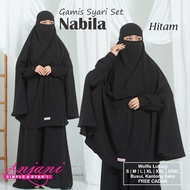Gamis Syari Polos Nabila Syari Gamis Syari Set Jilbab Busui Wolfis Lux Anjani Officiall