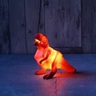 英國侏儸紀公園系列恐龍摺紙造型LED電池USB兩用小夜燈(紅色暴龍)