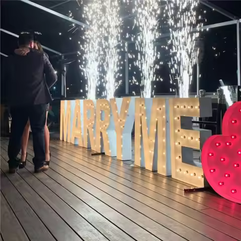 Marquee Letters Props Wedding Decor Marry Me Lights Marquee Letters 3ft 4ft Light Emitting Diode Lar