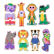 [DJECO Zhihe] Matching Puzzle/Prairie Animals Over 3 Years Old