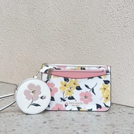 Kate Spade Wristlet Set Lily Blooms Cream Multi