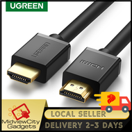 UGREEN HDMI Cable 4K HDMI 2.0 Male to Male High Speed HDMI Adapter 3D for Apple TV PS3/4/4 pro Nintendo Switch Projector 1M 2M 3M 5M HDMI（Black)-Intl