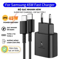 For Samsung 25W Fast Charger Adapter 5A Type-C to Type-C Cable for Galaxy S24/S23 Ultra/A54/A53 Z Fo