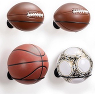 4 Packs Basketball Holder Wall Mount,Universal Ball Holder Wall Mount,Basketball Racks for Balls,Sui