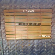 Tirai bambu gulung luar rumah / tirai gulung outdoor teras / tirai gulung penyekat ruangan / kerey b