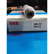 MINIMAL Bearing 686 ZZ ASB brand (minimum purchase 20 pcs)