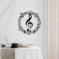 Stylish Black Decorative Metal Wall Accessory, 63 x 70 cm, 100% Metal, 1.5 mm Thick, Lightweight & E