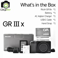 Ricoh Camera GRIII, GRIII HDF, GRIIIx, GRIIIx Urban, GRIIIx HDF - ประกันร้าน Digilife Thailand 1ปี G