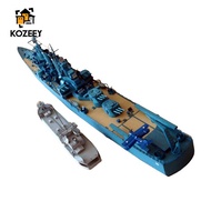 KOZEEY Naval Ship Military Ship Kit Fun Gift Aircraft Carrier Toy Papercraft Toy for