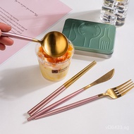 Stainless Steel Portable304Tableware Tableware Folding Portuguese Tableware Chopsticks Detachable Ca