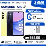 ORIGINAL SAMSUNG GALAXY A15 5G SMARTPHONE 8GB RAM + 256GB ROM - READY STOCK - 6.5" SUPER AMOLED DISP