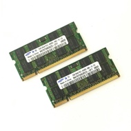 Original DDR2 2GB 2RX8 PC2-6400S 800 Mhz วินาทีหน่วยความจำแล็ปท็อป2G PC2 6400 800 MHZ โมดูลโน้ตบุ๊ค 