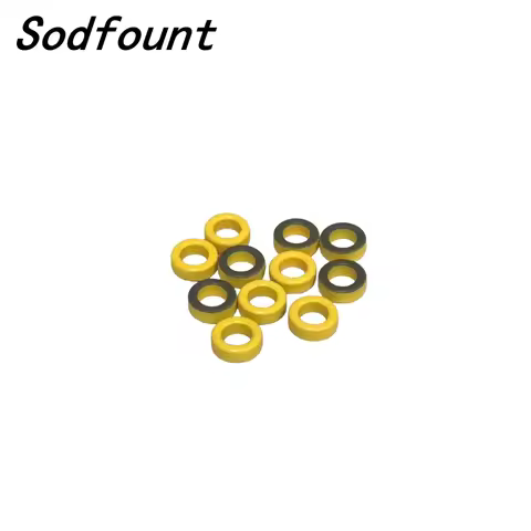10-100pcs T50-6 Carbonyl Iron Powder Cores T50-6 13*7.5*5mm Ferrite Toroid Red Core MICRO METALS HF,