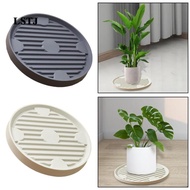 [Lstjj] Plant Stand, Round Flower Pot Mover, Plant Trays, Silent Flower Pot Tray for Yard, Vase, Deck, Home,