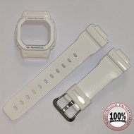DW-5600 /GB-5600 G-Shock Glossy White BEZEL and STRAP Grey font