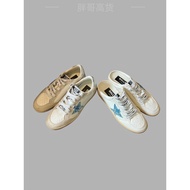 Women's GGDB 2026 Retro White Casual Shoes - Genuine Leather