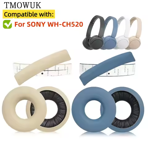 Replacement Earpads For SONY WH-CH520 Ear Cushion Headphone Ear Pad