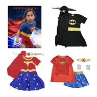 Wonder woman costume for kids 1-8yrs