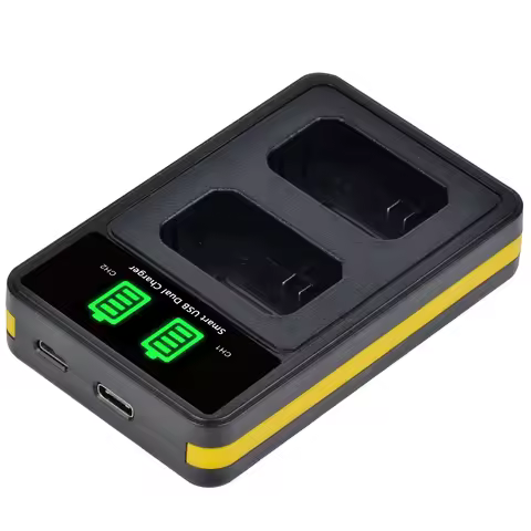 Rechargeable NP-FW50 Battery/LED Charger for Sony Alpha a6500,a6300,a6000,a7s,a7,a7s ii,a5100,a5000,