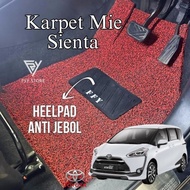 Promo! Toyota Sienta Full Set Car Mat, Vermicelli Noodle Car Mat