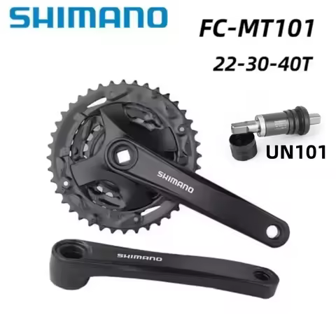 SHIMANO ALIVIO M3100 2x9 Speed Groupset Include FC-MT101 Crankset and BB-UN100 BB-UN101 Bottom Brack