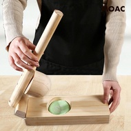 [ Rice Cake Maker Empanada Maker Wooden Multifunctional Pizza Tools Dumpling