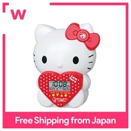 SEIKO CLOCK Hello Kitty 3D Character Alarm Clock (White Pearl Paint) JF377A Hello Kitty 40th Anniversary Limited Edition JF377A
