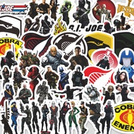 GI Cartoon Sticker Cutting Pack Sticker Joe: A Real American Hero Stickers, 100 Pcs, Cute, Cool Aest