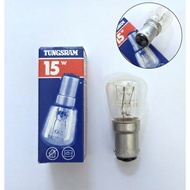 TUNGSRAM BULB B15 15W CLEAR (FOR KELUAR SIGN/SEWING MACHINE BULB REPLACEMENT)