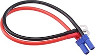 rflaueo 1pc EC5 Female to M8 O Ring Eyelet Terminal Plug Connector EC5 to O Ring Terminal Cable with