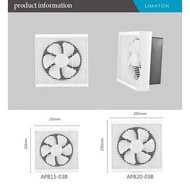 Exhaust Fan Wall Hexos Fan 6Inch And 8Inch Hexos Exhaust 23.5X20Cm (6Inch) And 29X24Cm
