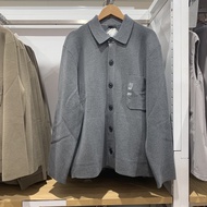 Japan 2025 UNIQLO Japanese Single Mens Womens Rib Shirt Knitted Cardigan Sweater Sweater Coat 2025 A