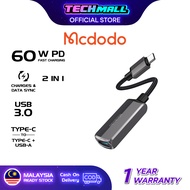MCDODO CA283 2 IN 1 OTG USB-C TO USB-C+USB-A 3.0 CONVERTOR