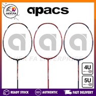 APACS Versus 20 4U/5U 35LBS Max Tension 100%ORIGINAL Black / Maroon / Navy Racket Badminton Racquet