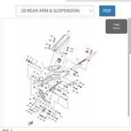 Yamaha R15 V2 chain cover bolt Collar 90387-068G0 ORIGINAL YGP