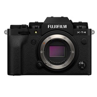 FUJIFILM X-T4 Systemkamera (26,1 Megapixel, X-Trans CMOS 4 Sensor, 7,6 cm (3 Zoll) Touch-LCD), schwa