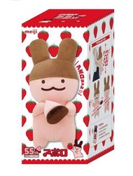 《現貨》限量版 55 周年 Meiji Apollo 草莓巧克力兔公仔