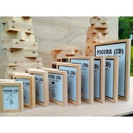 Wooden frame (2D) size 8R 203.525cm acrylic glass