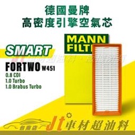 Jt車材台南店- MANN 空氣芯 引擎濾網 SMART FORTWO W451