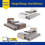 Simple Wooden Pull Out Bed / Katil Kayu Single / Katil Pull Out Single / Pull Out Katil
