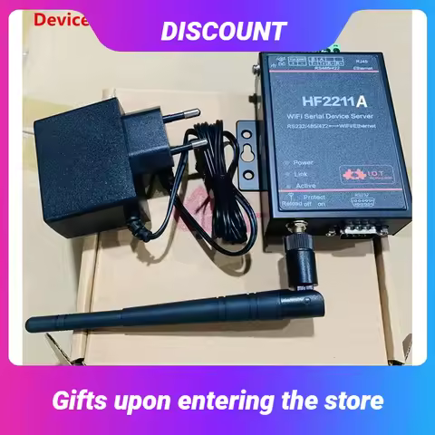 HF2211 Serial to WiFi RS232/RS485/RS422 to WiFi/Ethernet Converter Module for Industrial Automation 