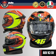 HELM AGV K3SV ROSSI MUGELLO 2004 - AGV K3-SV FULL FACE - AGV K3 ORIGINAL AGV HELMETS